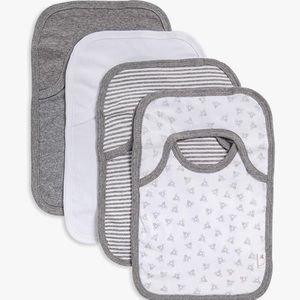 Burt’s Bees Bibs - Grey
